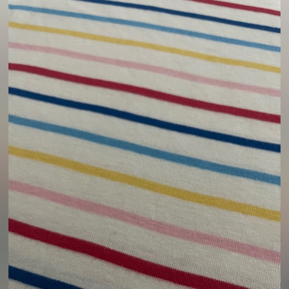 HA Rainbow Colorful Striped Kids Basics T-Shirt Short Sleeve Size 12 - Picture 3 of 3